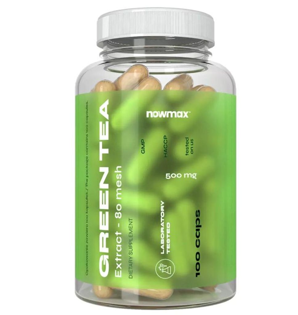 nowmax® Grüntee Extrakt 500 mg – 100 Kapseln, 212 mg Produktbild 