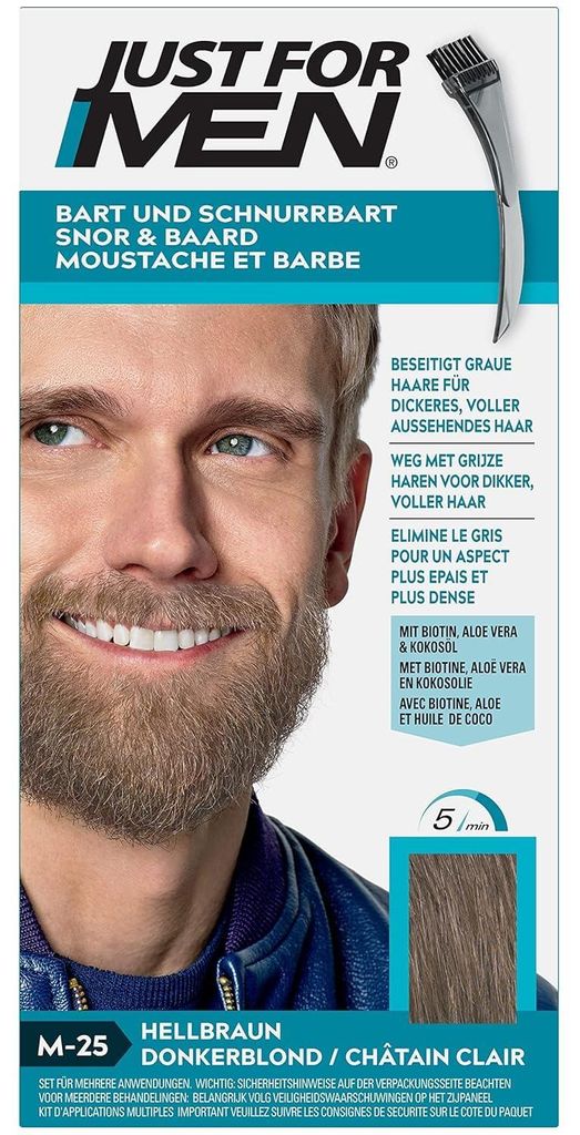 JUST FOR MEN, Gel para teñir el cabello en casa, color Imagen del producto 