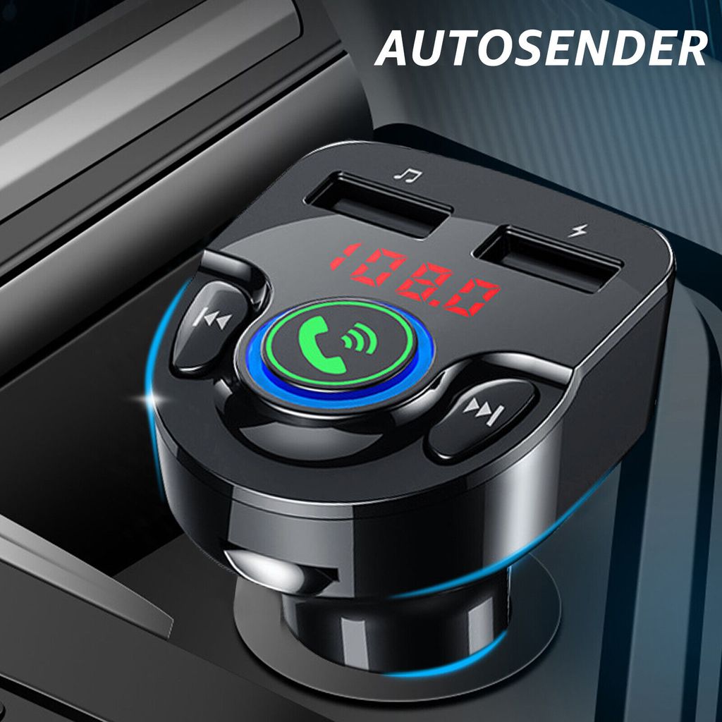 KFZ Bluetooth FM Transmitter Car Auto USB Charger Freisprechanlage MP3 Player 