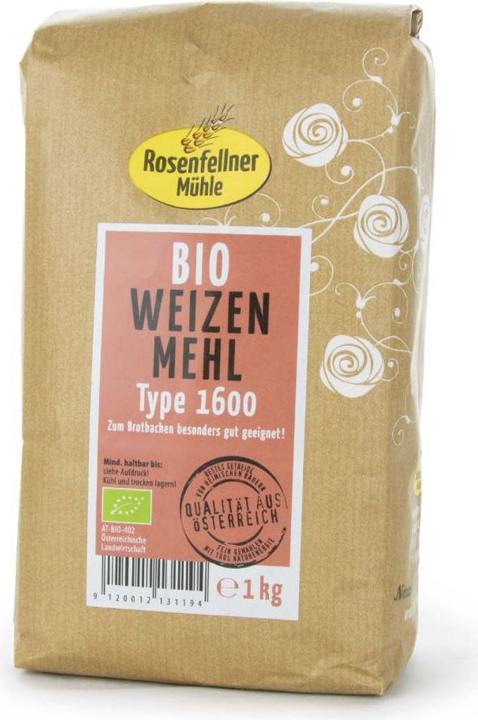 Weizenbrotmehl T1600 1000g - 6er Vorteilspack von Produktbild 
