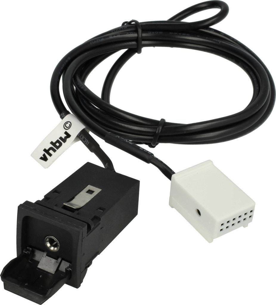 vhbw AUX Audio Adapter Kabel KFZ Radio (120 cm) kompatibel Produktbild 