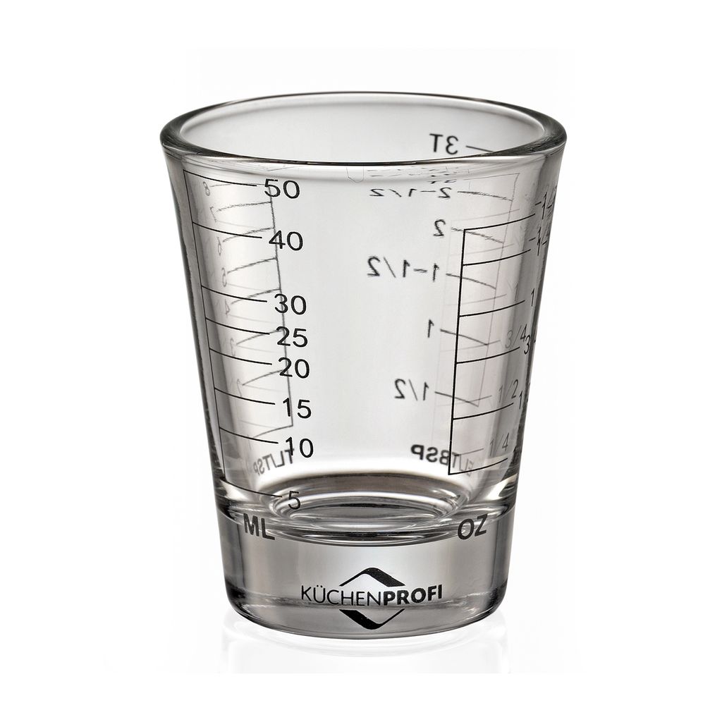 Mini vaso medidor de 50 ml, marca Küchenprofi, modelo Imagen del producto 