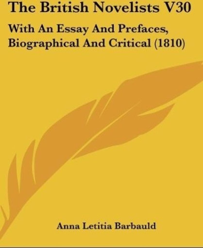 The British Novelists V30