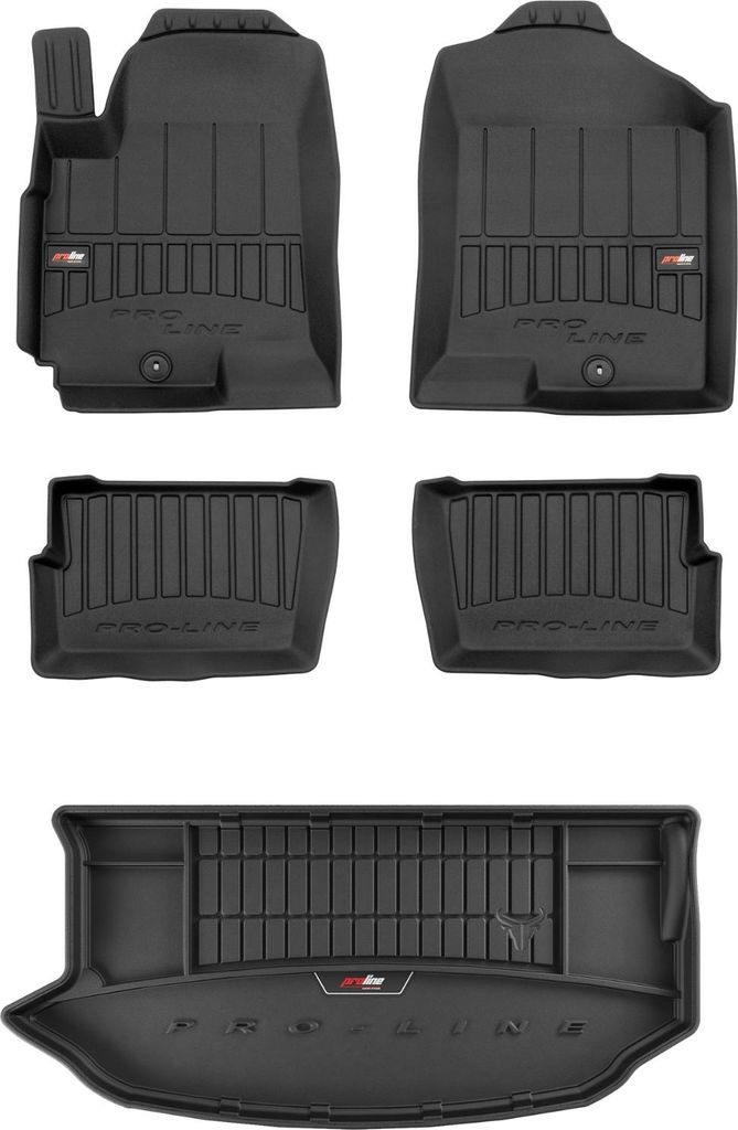 FROGUM 3D Gummimatten und Kofferraummatte für Kia Soul I 2008-2013