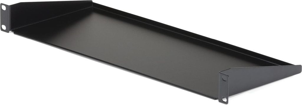 StarTech.com 1U Server Rack Cabinet Shelf, 7in Deep Fixed Cantilever Tray, Rackmount Shelf for 19" AV/Data/Network Equipment Enclosure with Cage Nu...