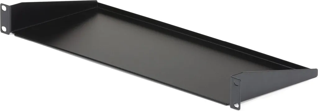 Étagère Fixe 1U Anti-Surchauffe pour Rack Serveur Profondeur 177mm 15kg