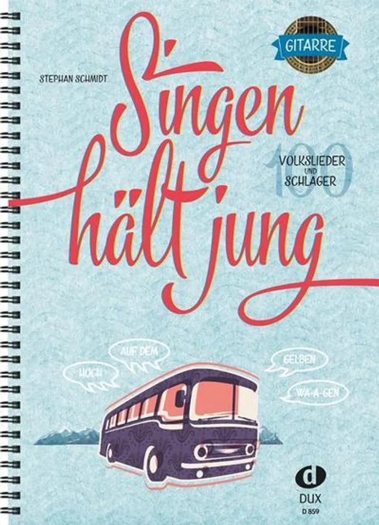 Livre Partitions Guitare Singen hält jung - Stimulez la Mémoire par le Chant
