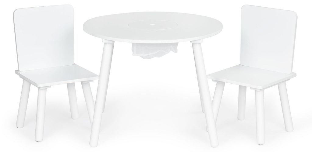 EcoToys WH135 Dětská sada nábytku, kulatý stolek + 2 židle, Obrázok produktu 