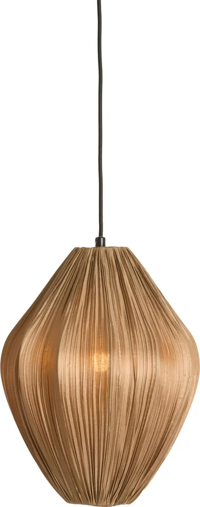 Light & Living - lampada a sospensione - Verita - marrone - tessile - Ø 31cm - E27 - 2993418