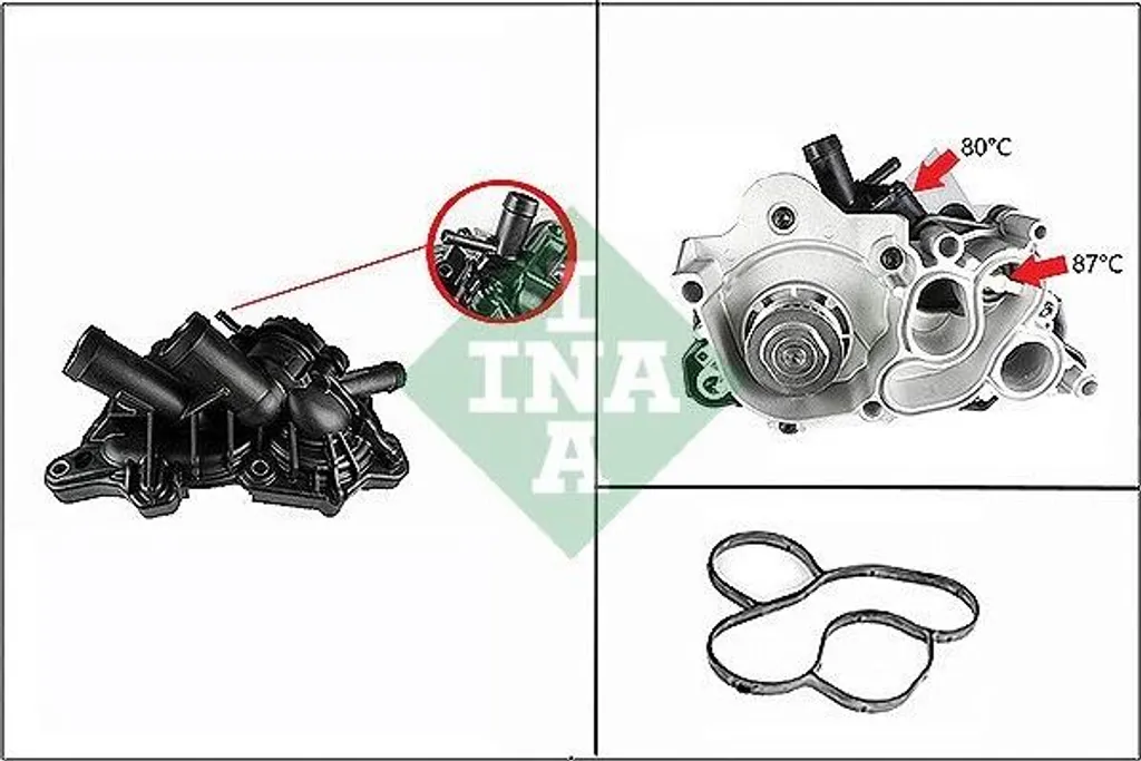 Module pompe à eau anti-surchauffe pour moteur 1.4 TSI GTE Hybrid