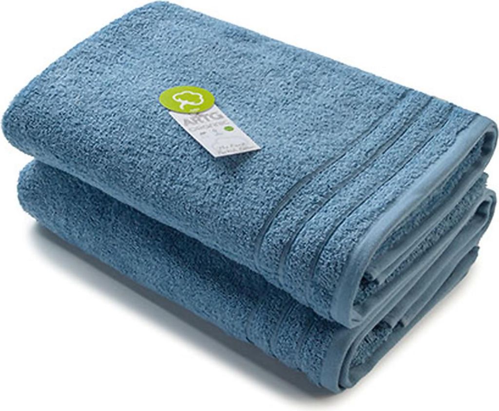 A&R AR504 | Organic Badetuch Bio Baumwolle - 70 x 140 cm - Farbe: Jeans Blue - Größe: 70 x 140 cm