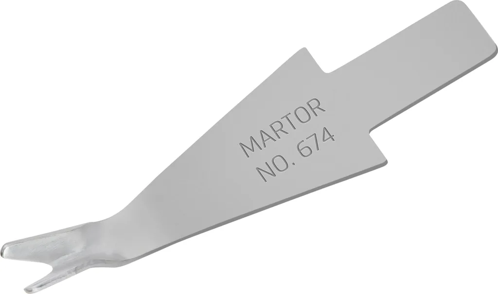 Lame pour rogner MARTOR 674 pour découpe précise - Boîte de 10 lames
