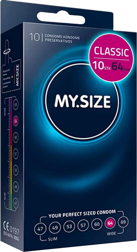 MY.SIZE Classic kondómy veľkosť 6 | šírka 64 mm | Obrázok produktu 
