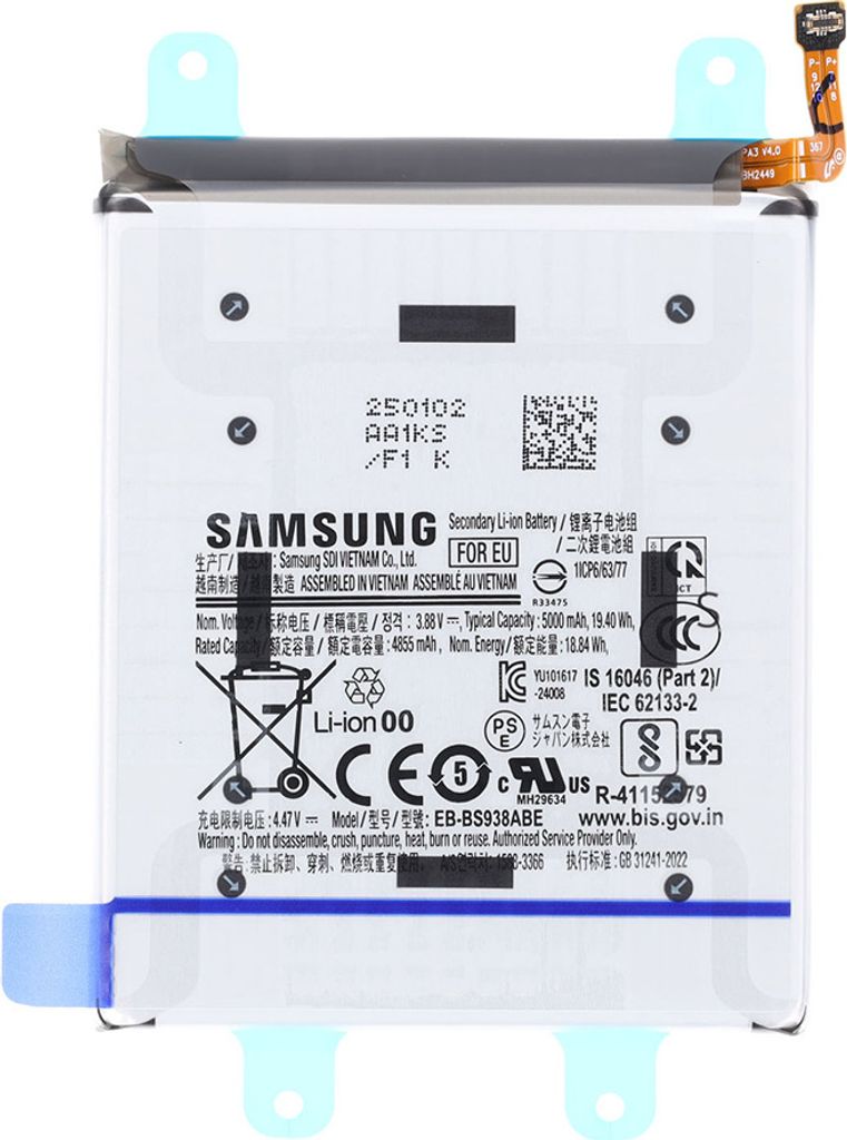 Original Akku Batterie Battery 5000mAh EB-BS938ABY Für Produktbild 