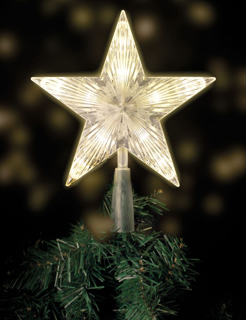 Copri albero di Natale - STERN LED - 10 LED - con Immagine del prodotto 