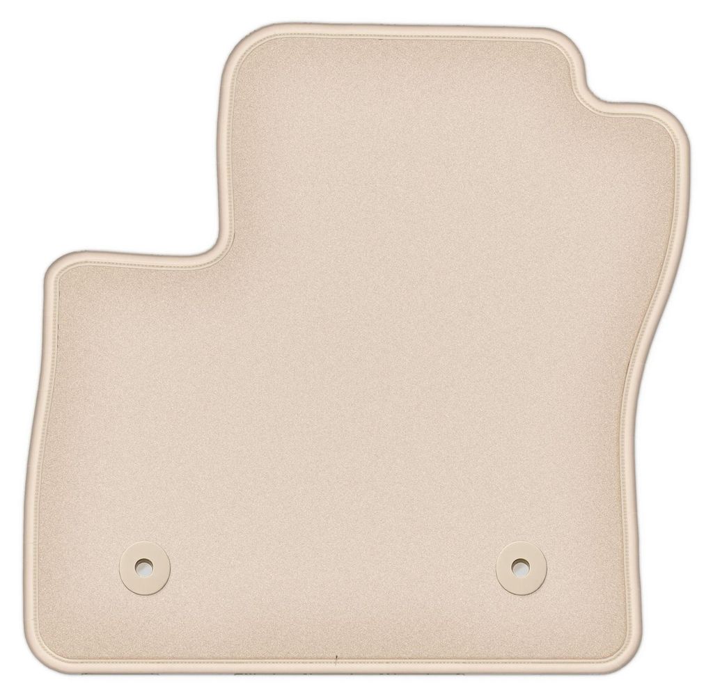Fahrermatte Velours für Ford C-MAX MK2 2011-2015 (Minivan) – 1-tlg, Beige, passgenau – Wielganizator FORTUNA