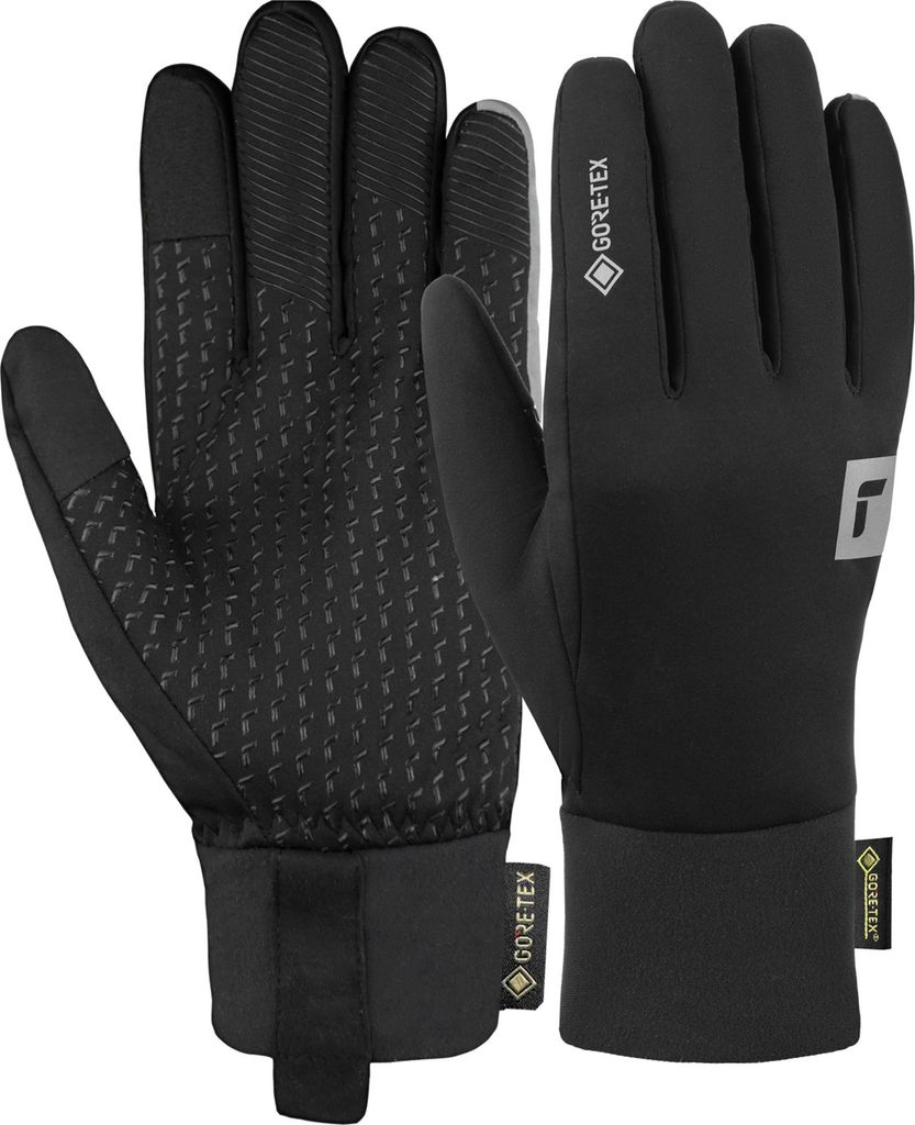 Reusch Fingerhandschuhe Commuter GORE-TEX TOUCH-TEC mit reflektierenden Elementen 7702 black / silver 10.5