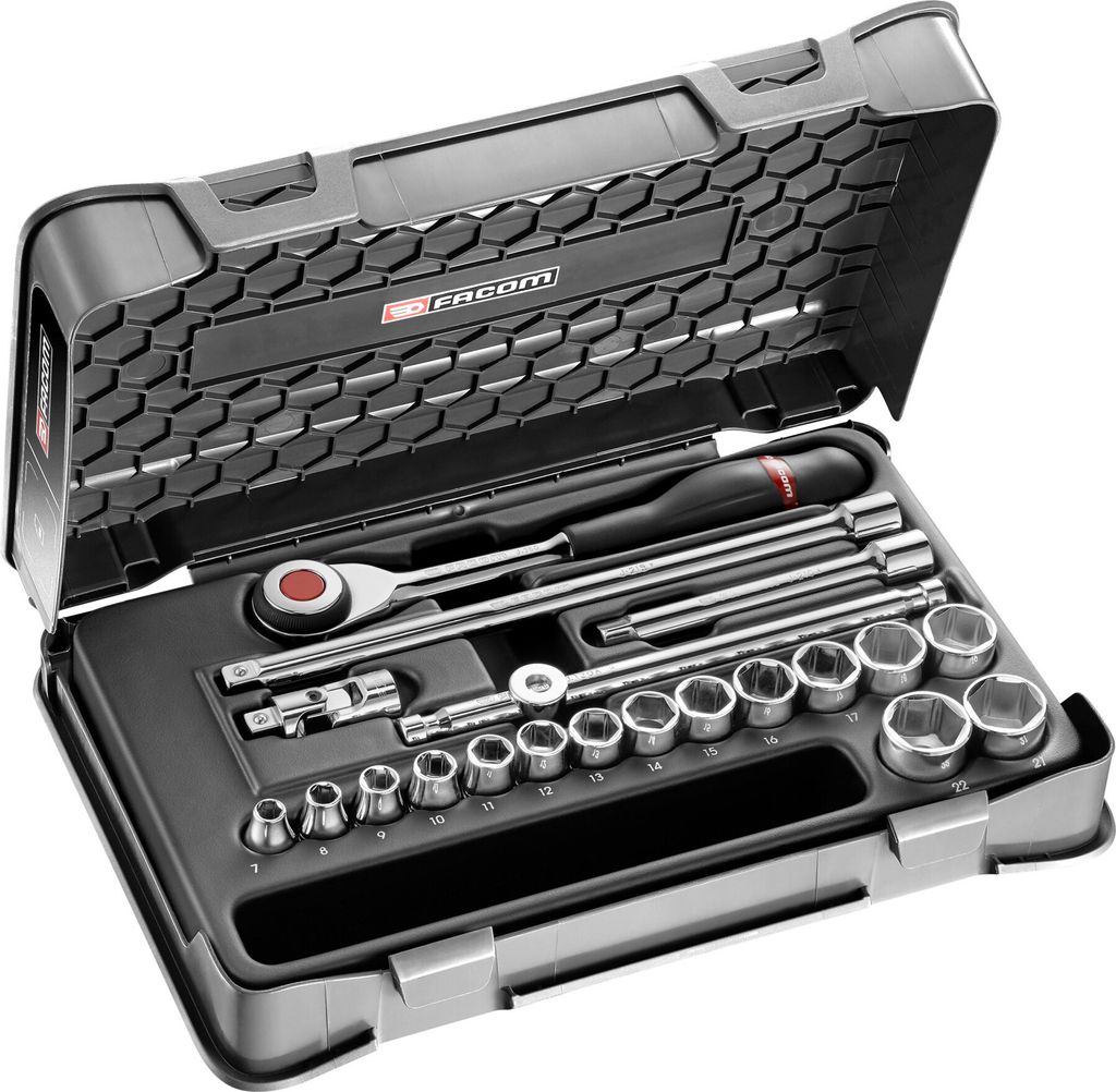 Facom Steckschluessel-Set 3/8 J.360, 20-tlg