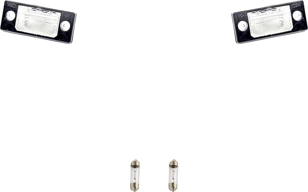 Éclairage de plaque Johns pour VW Bora 1J2 avec ampoules gauche droite