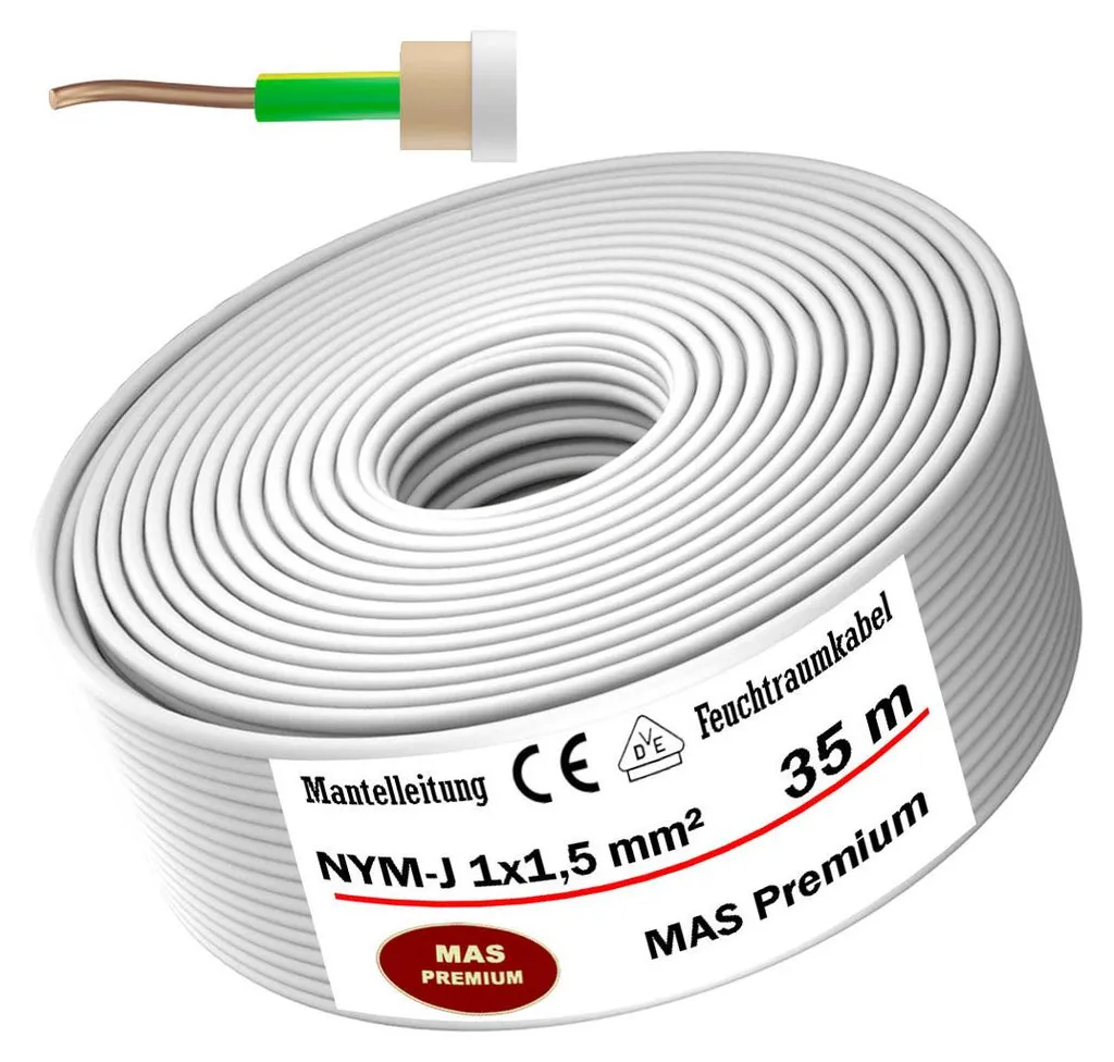Cavo GUAINATO NYM-J 1,5 mm² Impermeabile 35 Metri | Offerta Online