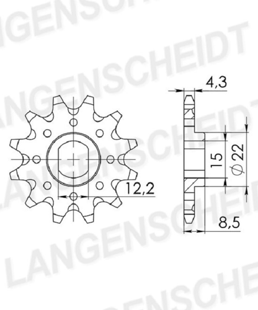 Ritzel Supersprox 415 - 11Z CST-1899:11