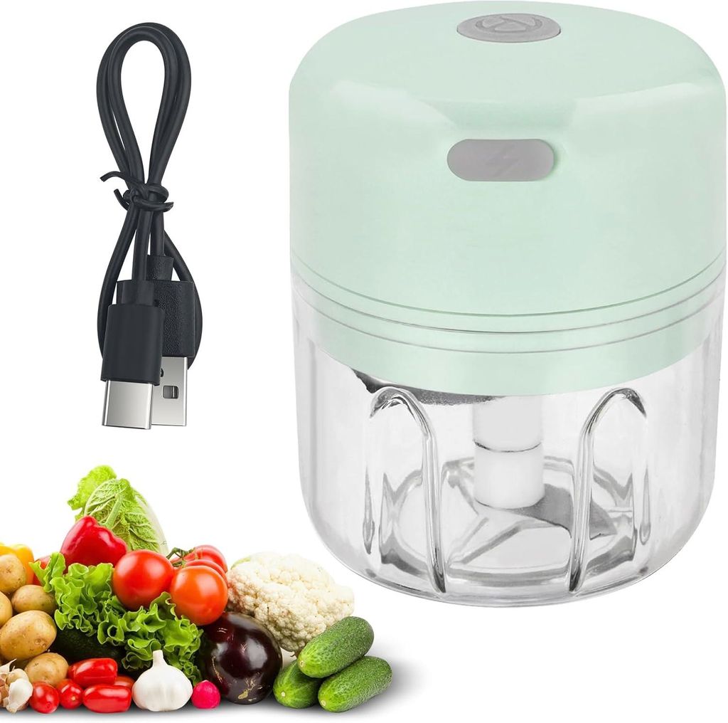 Digitale Küchenwaage (15 kg) mit LCD-Display, Tara-Funktion, 5 Einheiten, gehärtetem Glas, wiederaufladbar, für einfaches Kochen und Zubereiten