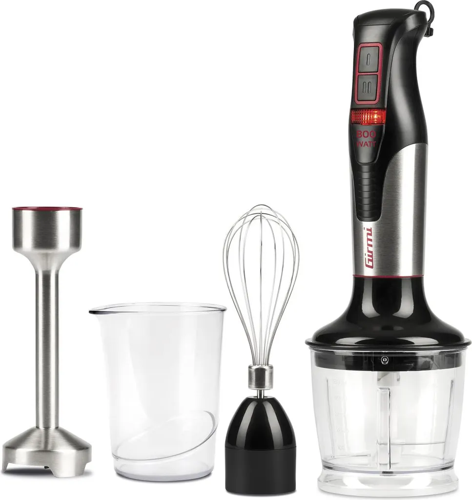 Mixeur 800 W Girmi MX3900 en Acier Inox avec Bol de Dosage Transparent