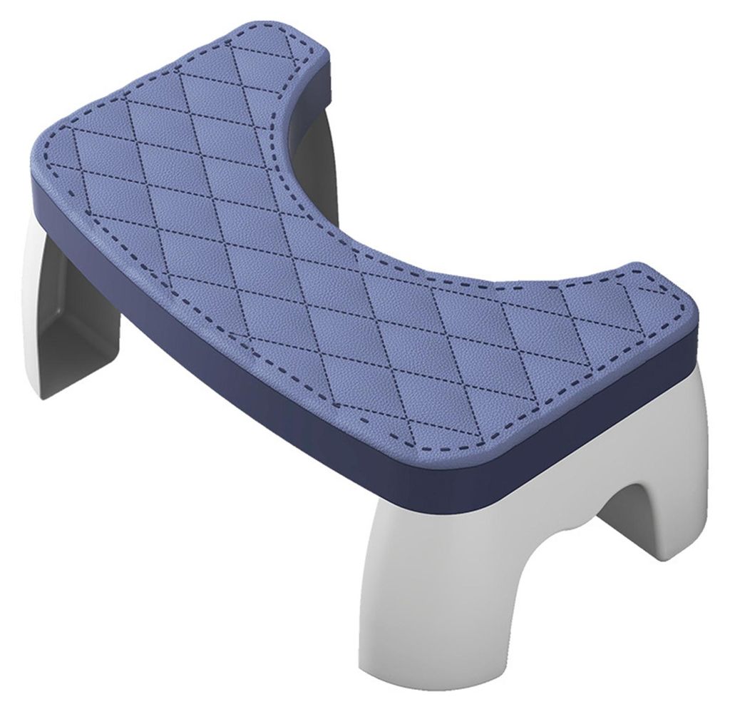7 Zoll (18 cm) hoher, robuster Toilettenhocker für einfache und gesunde Darmtätigkeit, lindert Hämorrhoiden und Verstopfung, ergonomischer Toile...