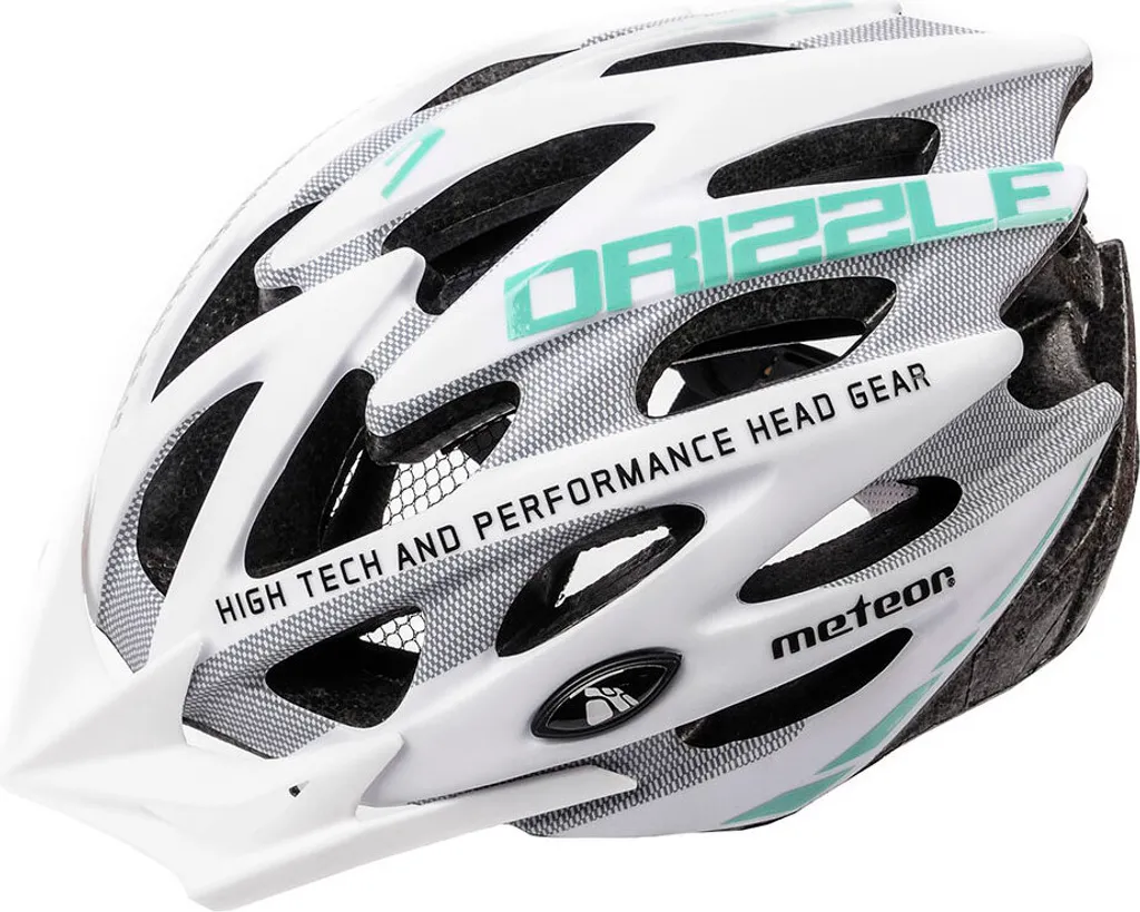 Casque de vélo Meteor Drizzle L 58-61 cm pour VTT et trottinette turquoise