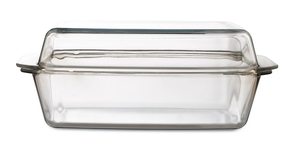 Auflaufform aus Glas mit Deckel 3,5 l Auflaufformen
