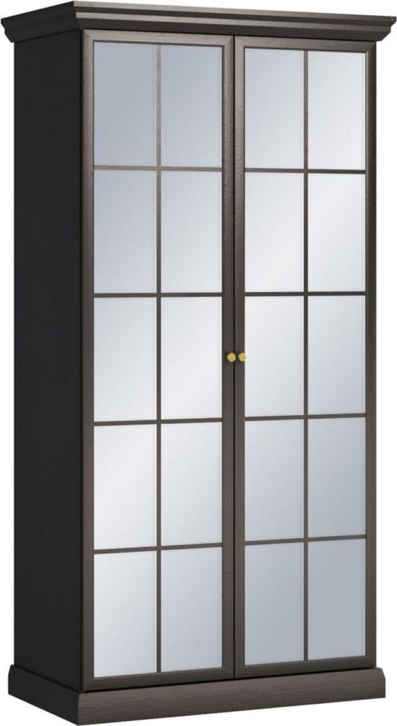 Stoffschrank Kleiderschrank Spiegeltüren Spiegelschrank Garderobenschrank
