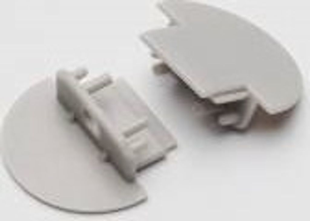 PROVISTON | Endkappen | Für LED Aluminiumprofil | 24 x 7 mm | Led-Beleuchtung | Indirekte Beleuchtung | LED Leisten | 2 Stück