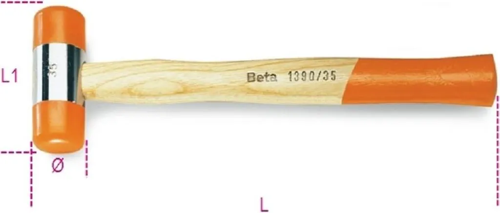 Offerta Martello Beta 35 mm Legno e Plastica - Prezzo Shock