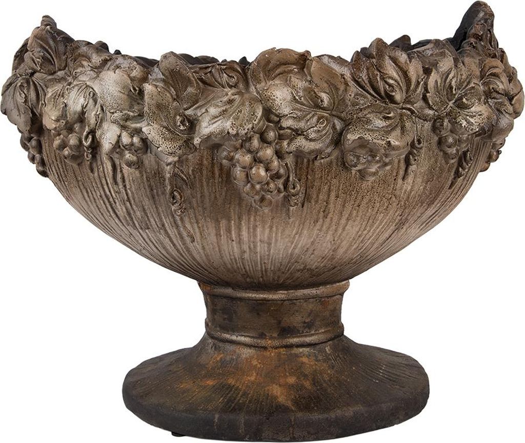 Clayre & Eef Blumentopf 54x34x43 cm Braun Keramikmaterial