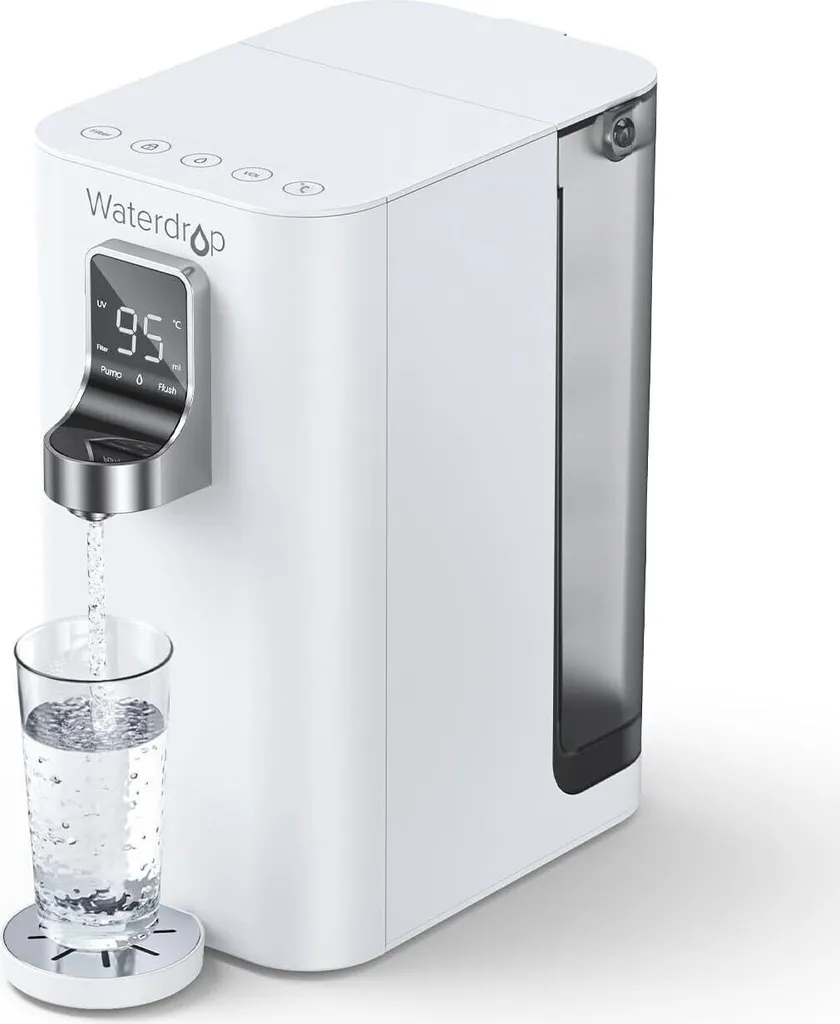 Système osmose inverse de comptoir avec réduction TDS et eau chaude