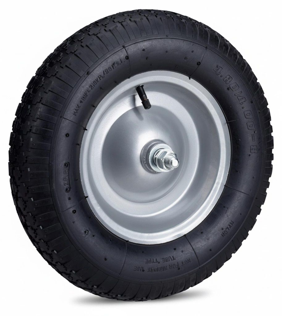 Roue de brouette Relaxdays 4.80 4.00-8, roue de secours à Image du produit 