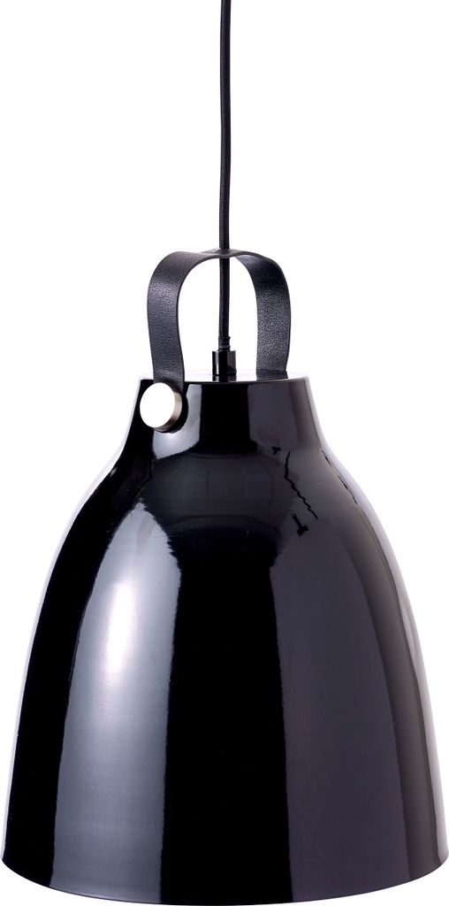 Pendelleuchte LED, Hängelampe, Deckenlampe Pendel, Pendellampe Esstisch, Pendelleuchte für Wohnzimmer, Skandinavische Design, Copenhagen D26 schwarz