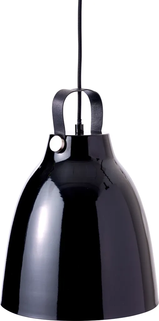 Lampe Suspendue Copenhagen Noire LED 26,5 cm en Métal Mat Finition E27 - 2