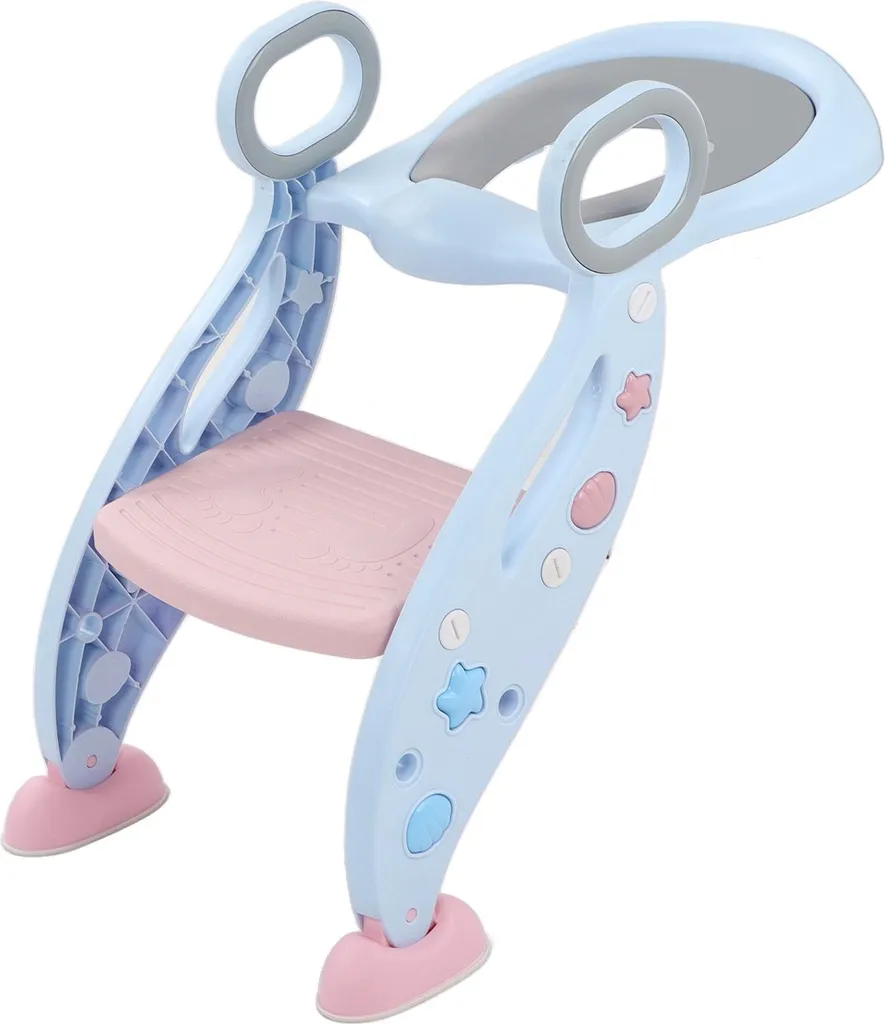 Réducteur de toilettes pliable et hygiénique pour petit garçon et fille