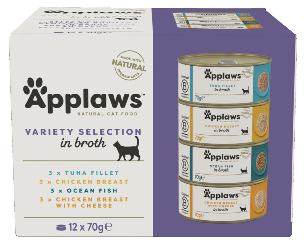Applaws 5060333437398, Adult, jede Rasse, Huhn, Fisch, Produktbild 