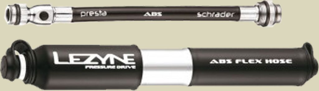 Lezyne Pressure Drive, Handluftpumpe, Schwarz, Silber, I-Typ-Griff, 8,3 bar, Aluminium, 89 g
