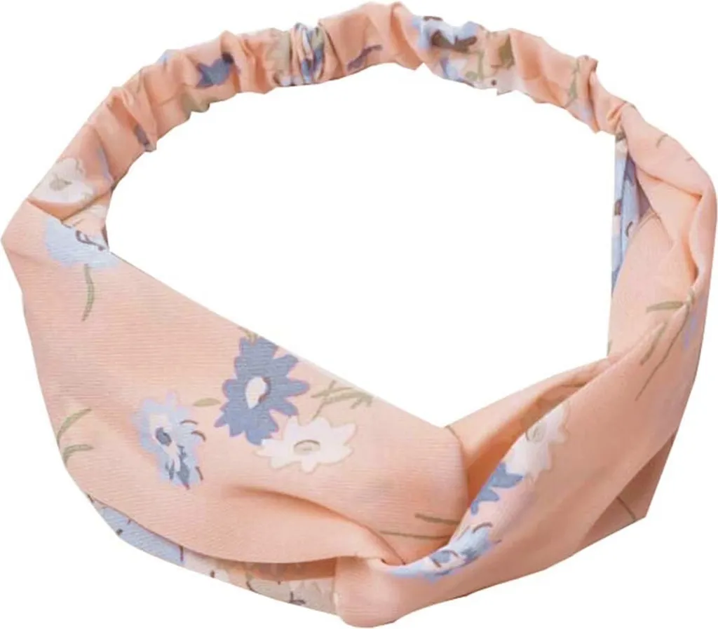 Cerchietto Floreale Rosa Pastello in Raso | Accessorio Romantico Donna - 2