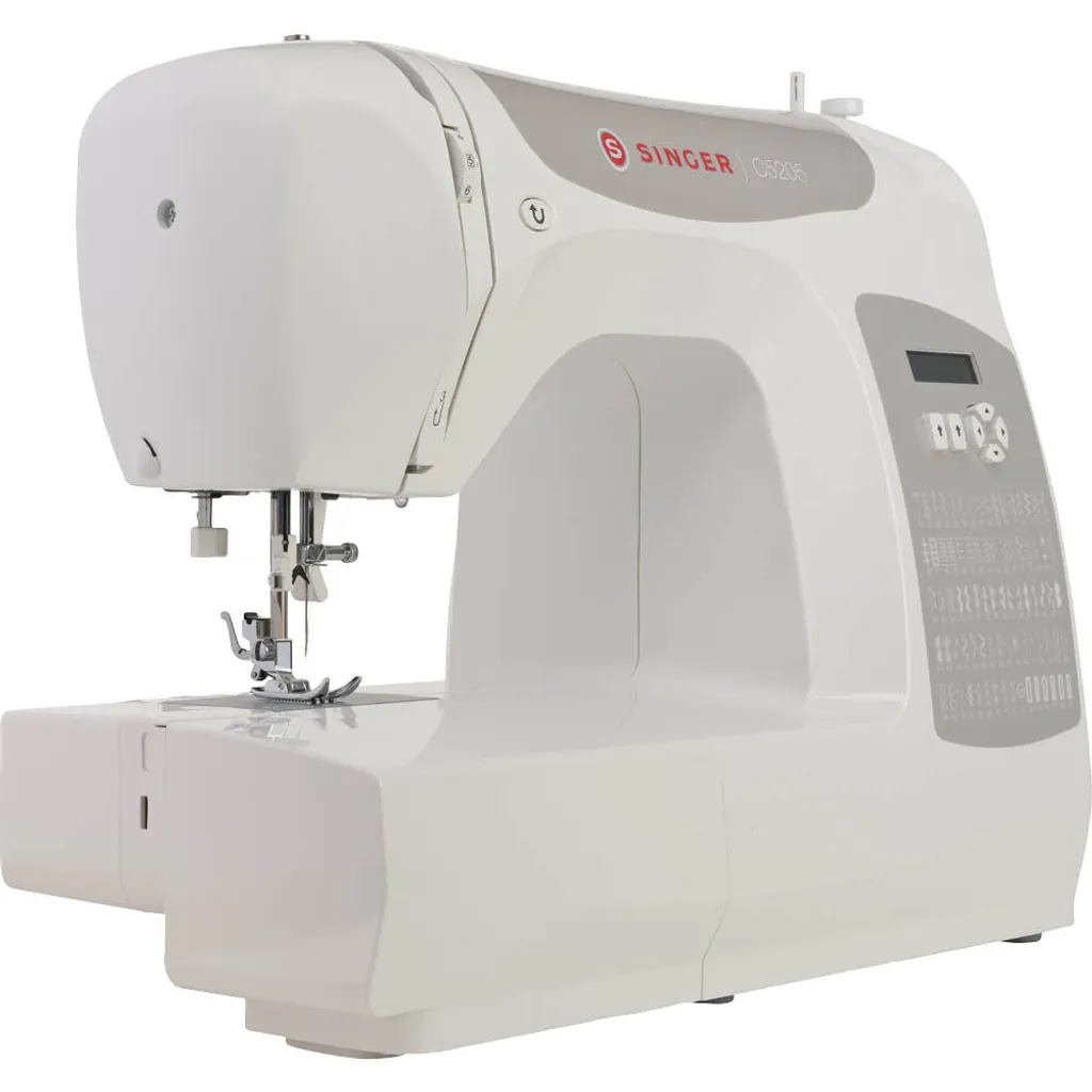 Machine à coudre SINGER C5205 polyvalente avec écran LCD et 80 points