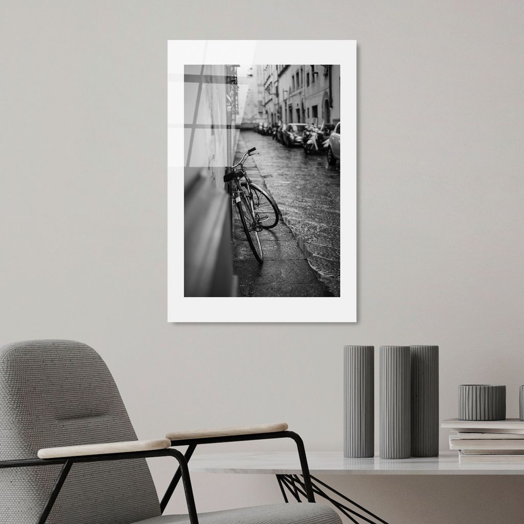 Wallity, UV-990 - 30 x 45, Dekorative Malerei aus gehärtetem Glas, Mehrfarbig, 100 % gehärtetes Glas, 30 x 45 cm