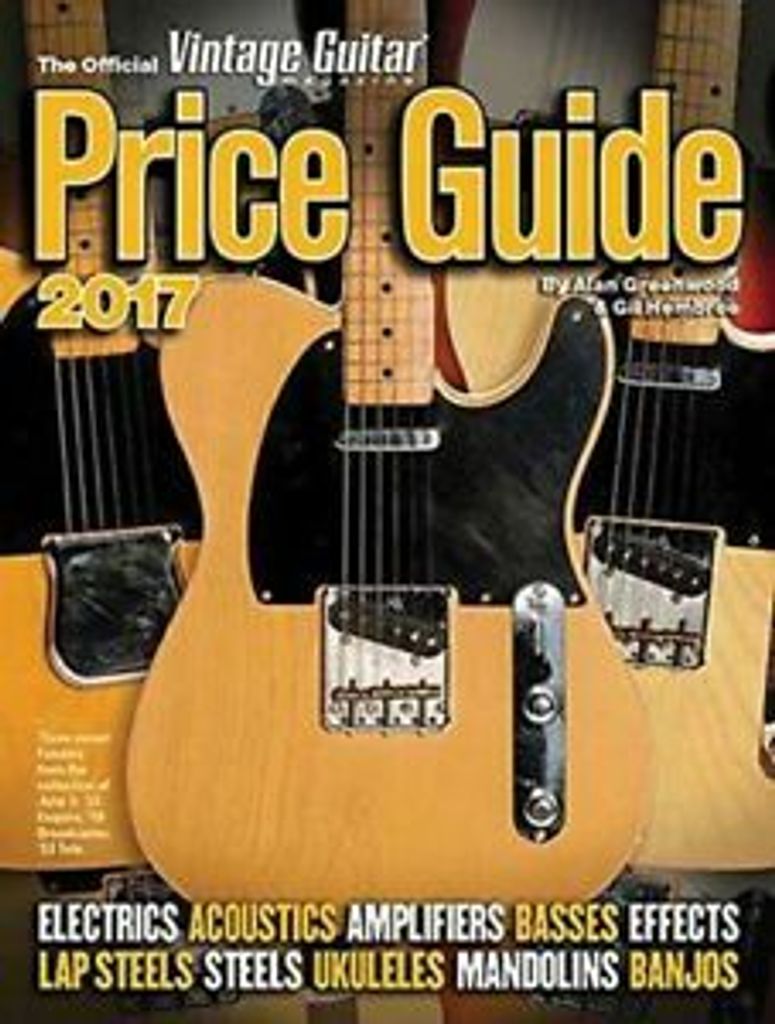 Official Vintage Guitar Magazine Price Guide 2017
