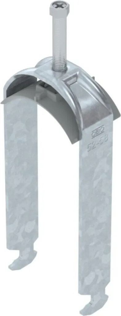Collier de serrage double pour rail OBO Bettermann 52-58 mm