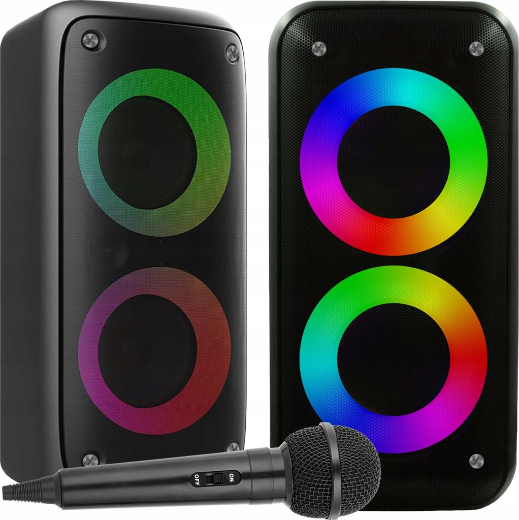 Velký Bluetooth reproduktor, 10 W, s mikrofonem, LED RGB Obrázek produktu 