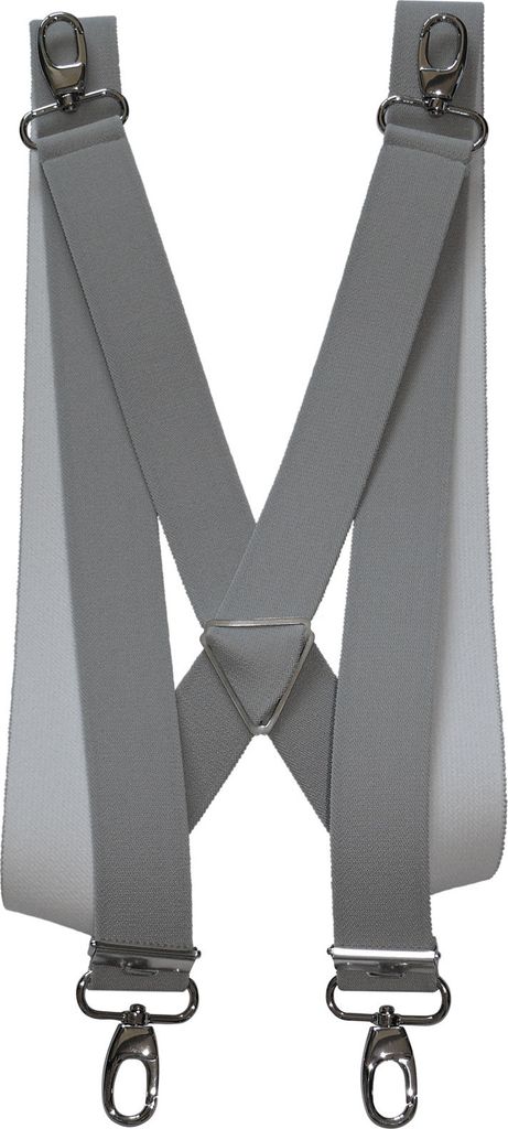 Hosenträger mit Karabinerhaken und Metallkreuz Produktbild 