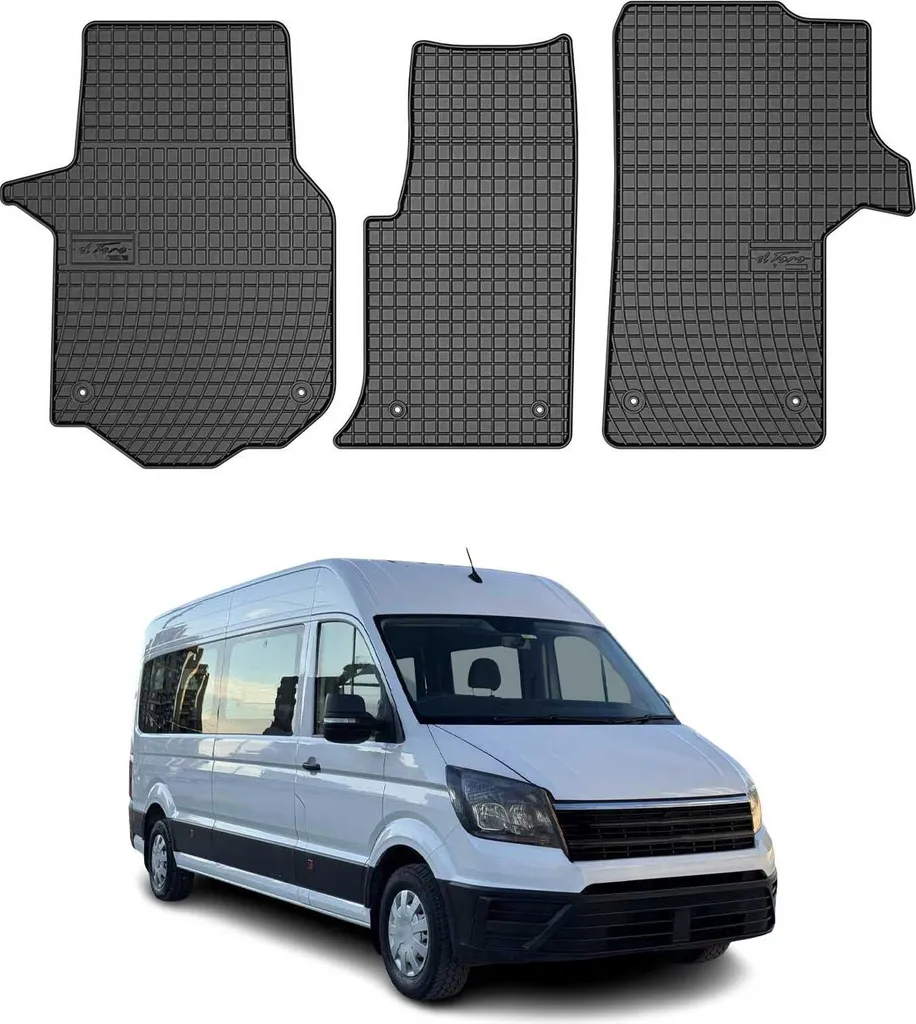 Set completo di tappetini in velluto per: Mercedes Crafter II furgone