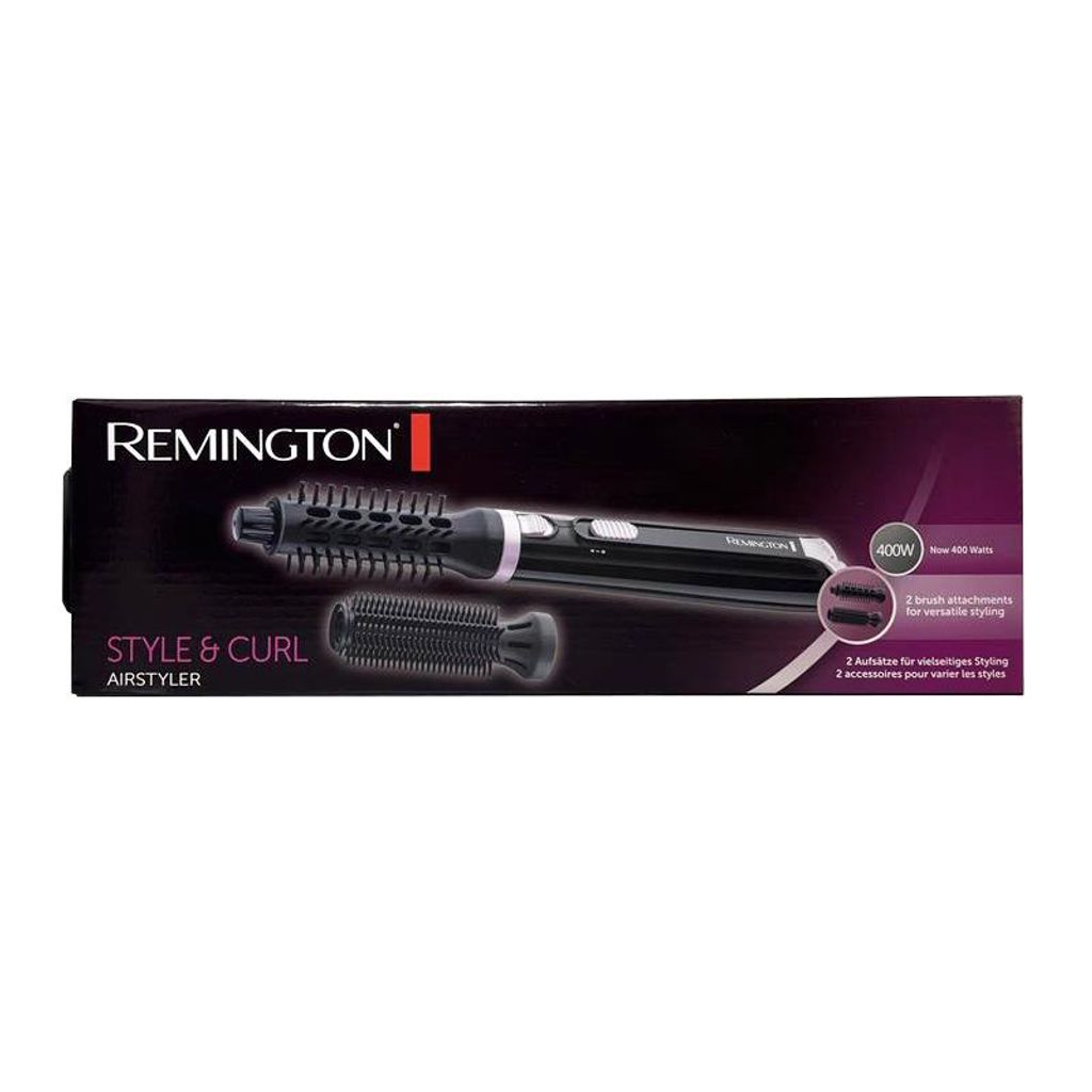 Remington Warmluftbürste Style and Curl - AS406 mit 2 Stylingaufsätzen